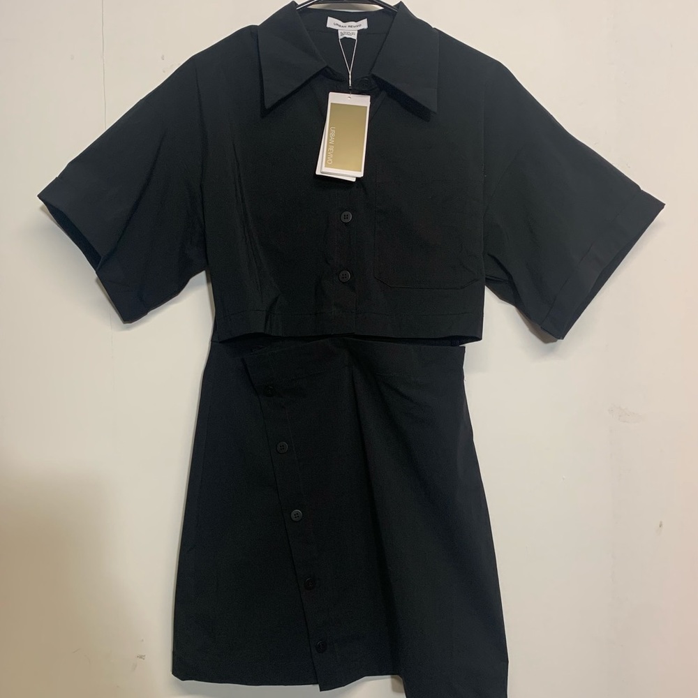 Urban Revivo Black two piece dress